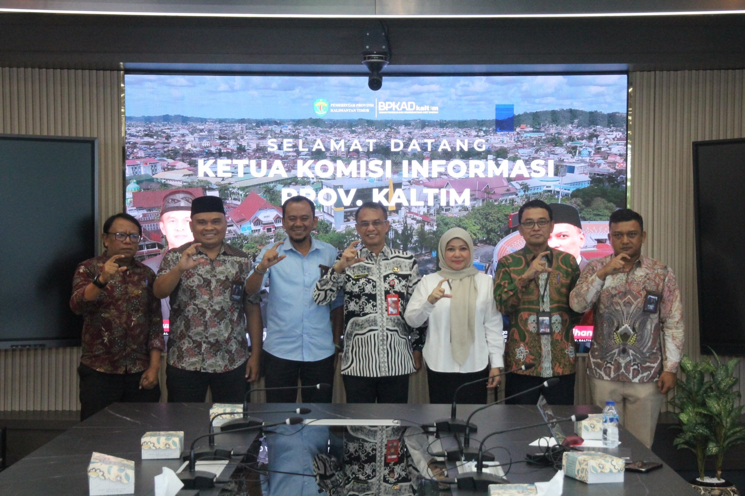 Pembinaan PPID Pelaksana BPKAD Prov.Kaltim dari Komisi Informasi Provinsi Kalimantan Timur